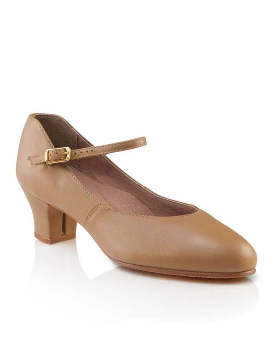 551 Leather Jr. Footlight Cuban Heel- Caramel - Capezio