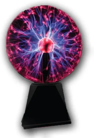 6" Plasma Ball - Interactive Touch-Activated Light Show