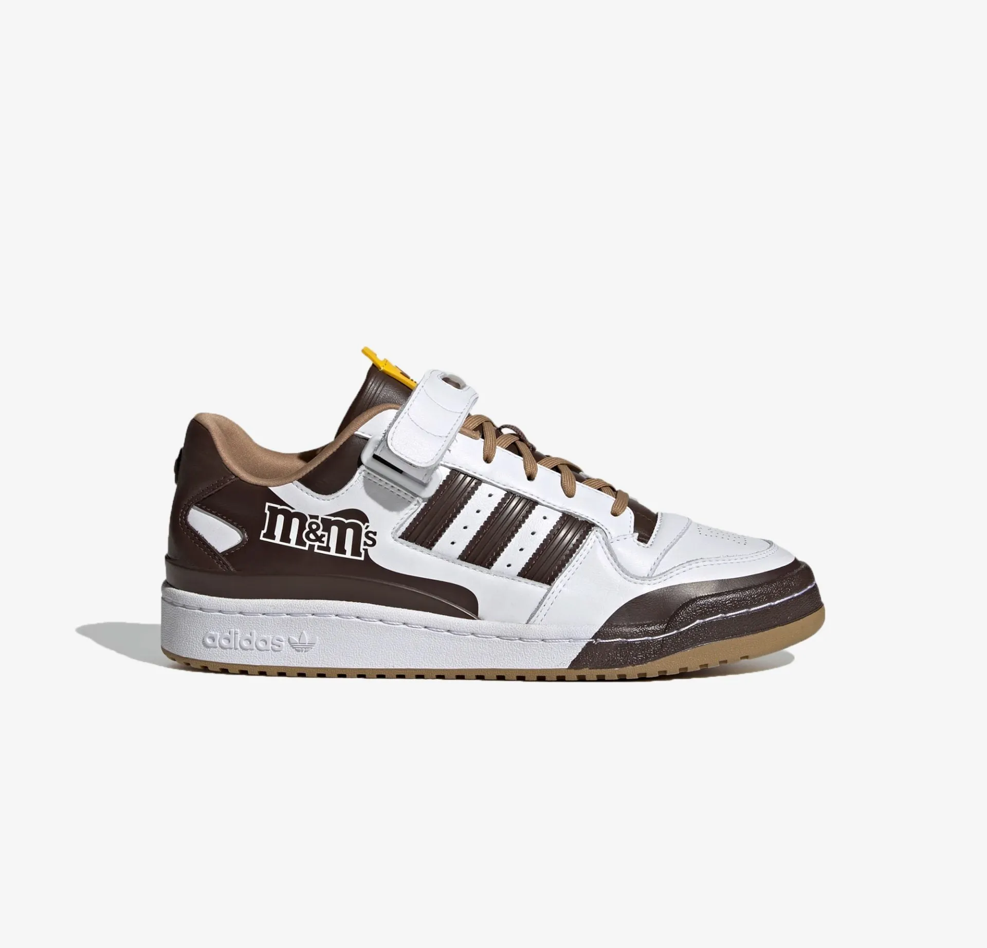 Adidas Originals | M&M'S BRAND FORUM LOW 84 { DARK BROWN / CLOUD WHITE