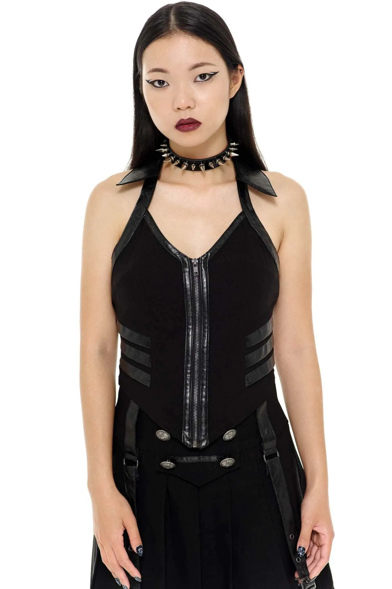 Anita Ammo Black Halter Top