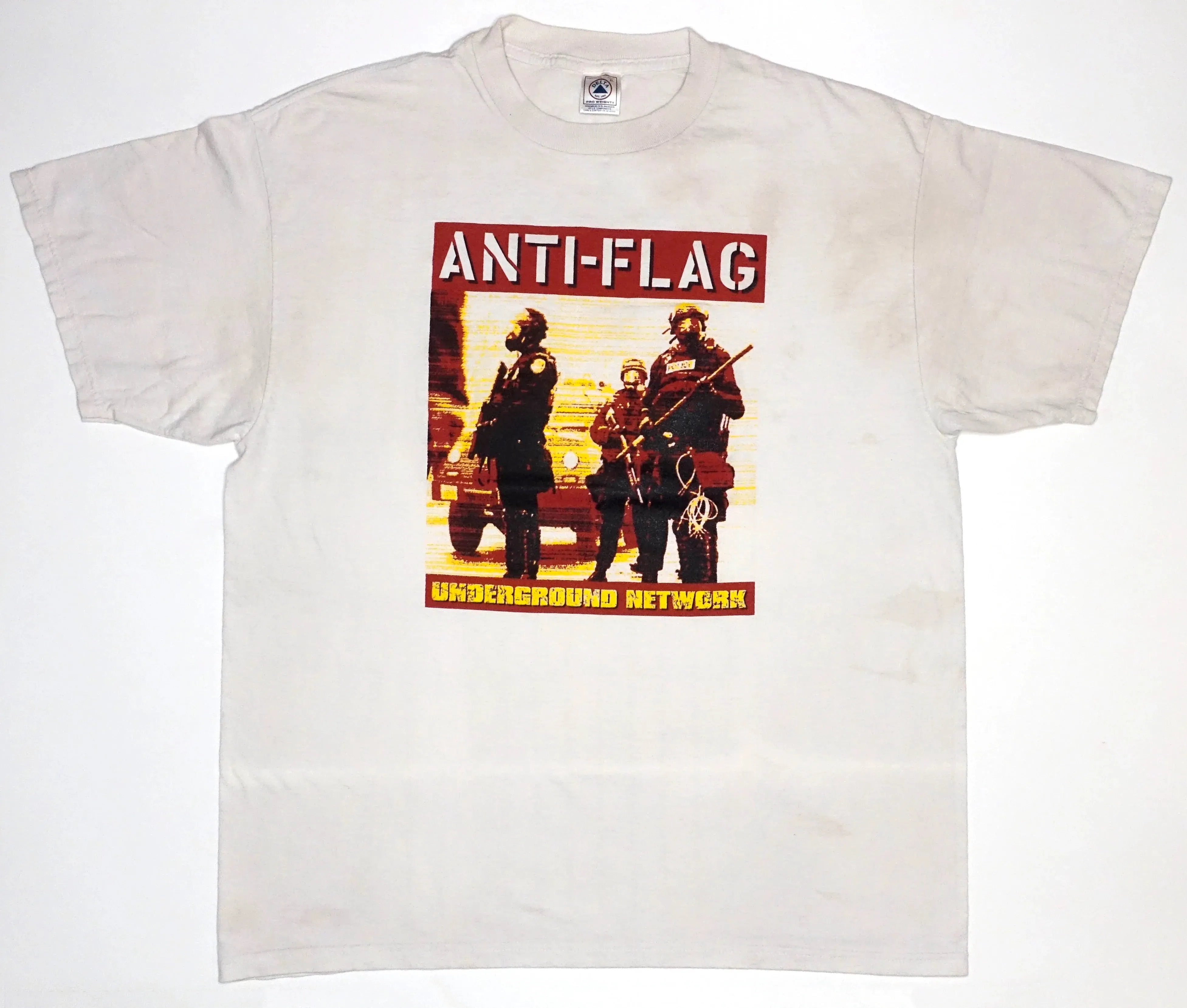 Anti-Flag - Underground Network 2001 Tour Shirt Size XL