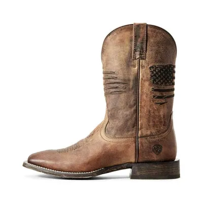 Ariat Men's Circuit Patriot Western Boot Square Toe 10029699