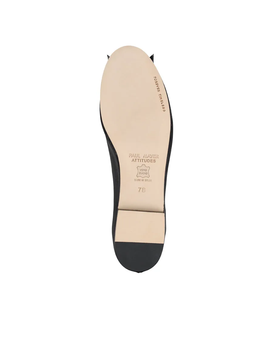 Bass Satin Ballet Flat