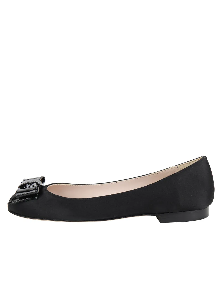 Bass Satin Ballet Flat