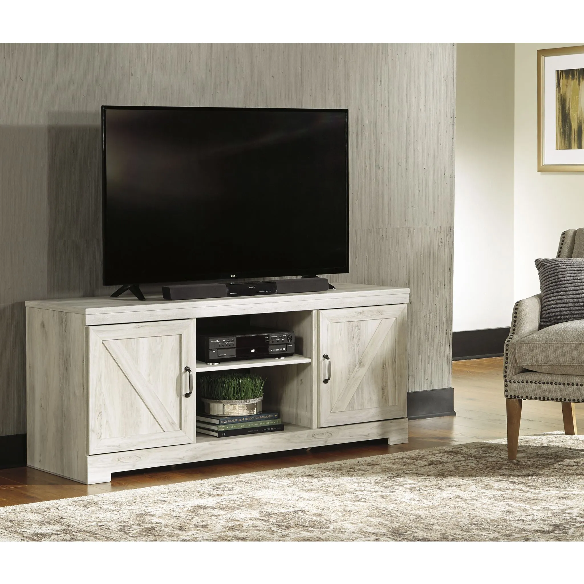 Bellaby TV Stand - Whitewash