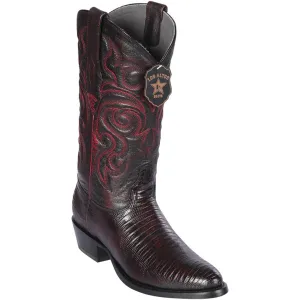 Black Cherry Lizard Skin Western Boots