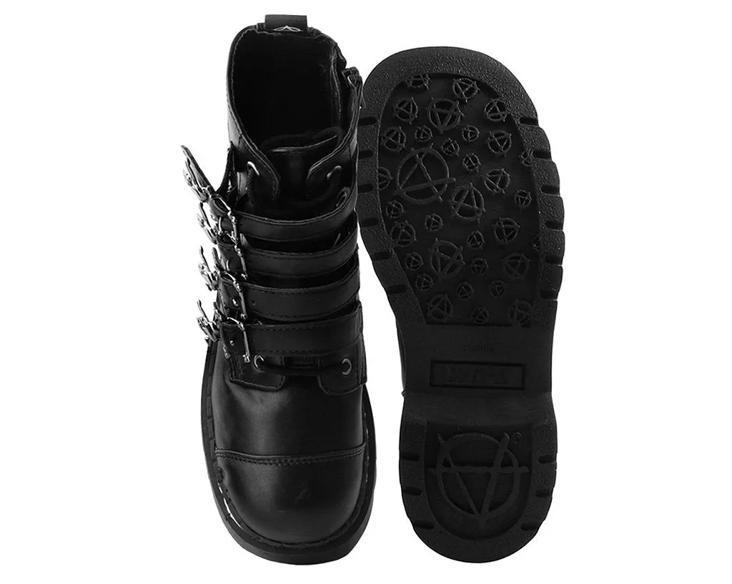 Black Skull Anarchic Boot