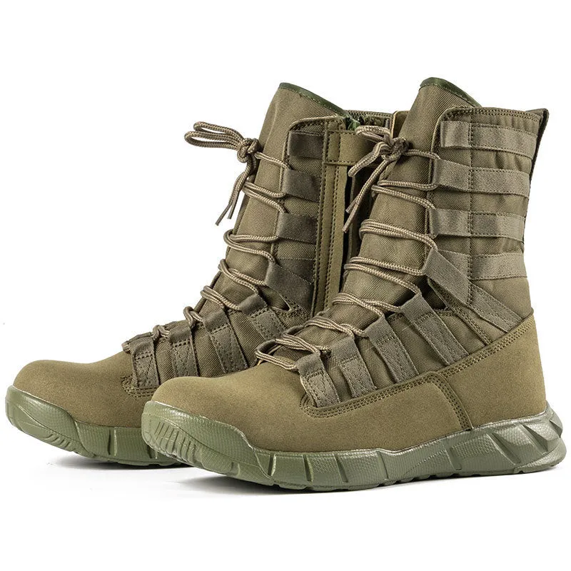 Boots Lightweight New High Top Combat Green Desert