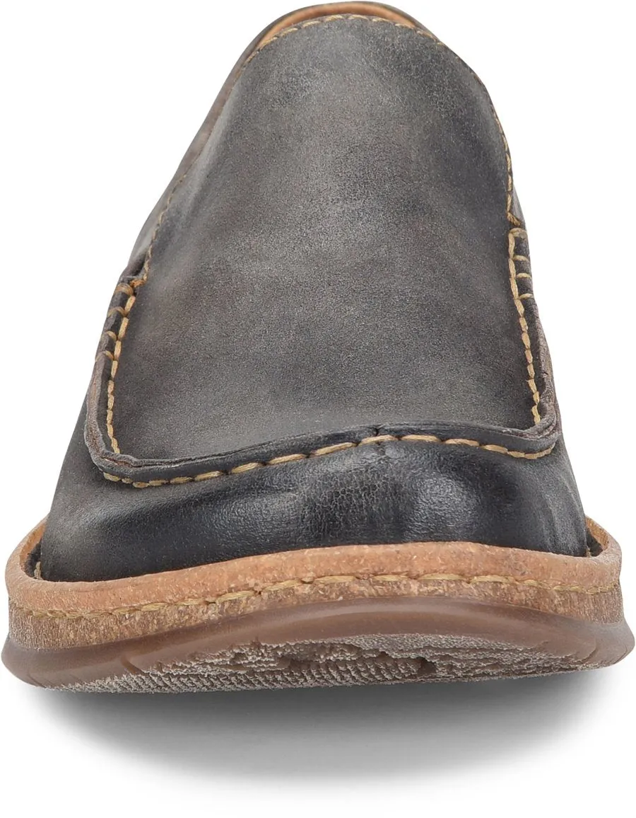 'Born' Men's Baylor Slip On - Dark Grey