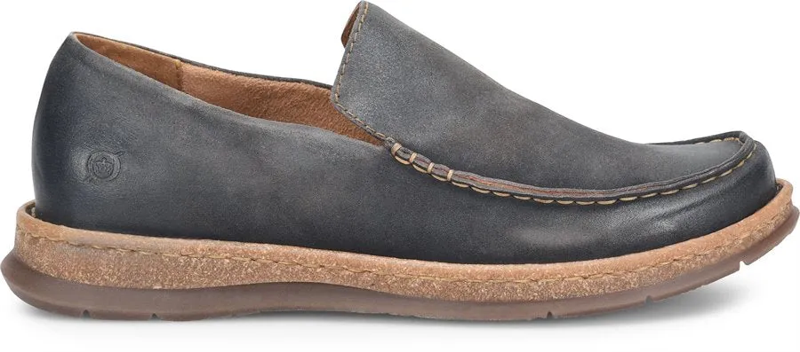 'Born' Men's Baylor Slip On - Dark Grey