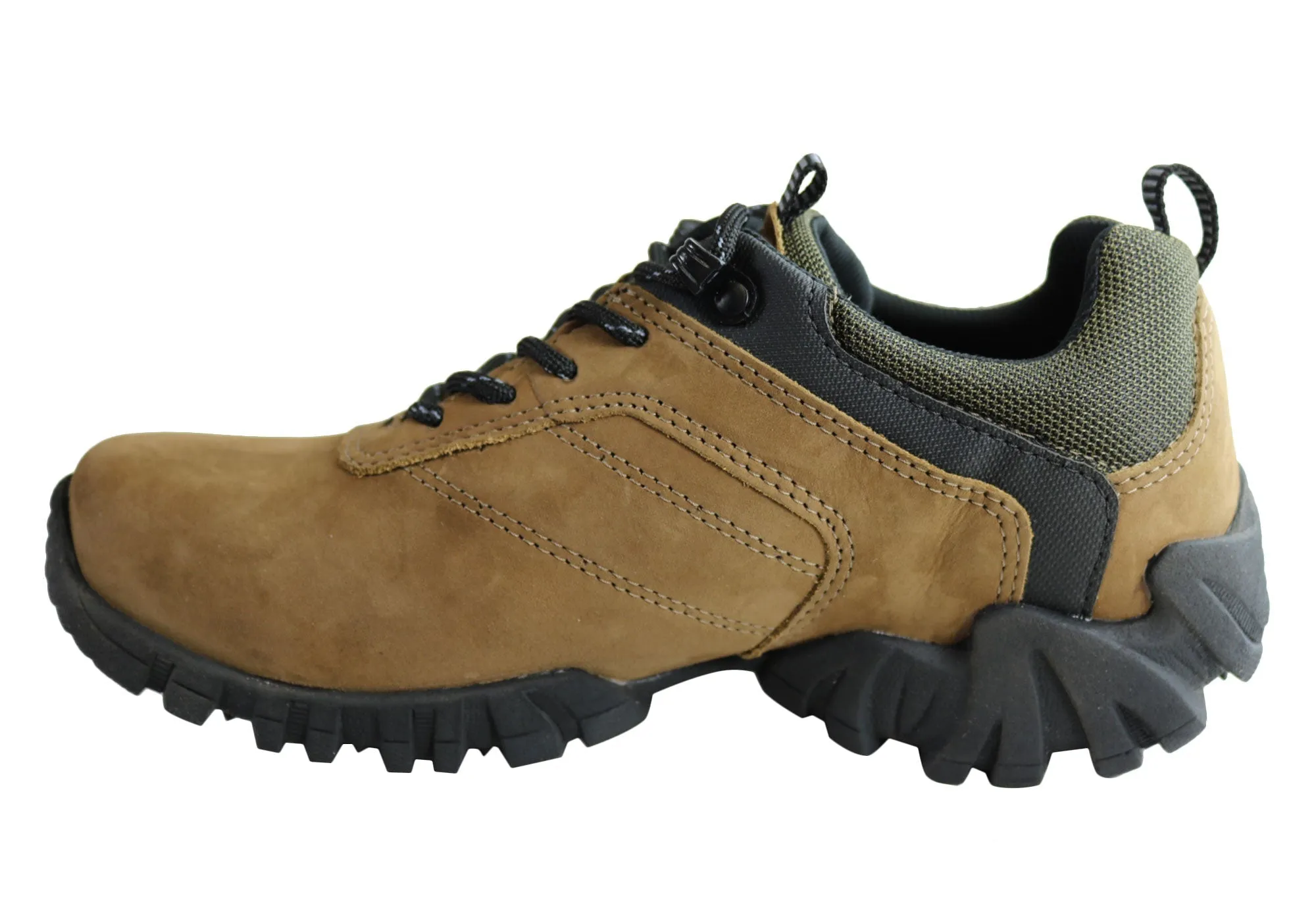 Bradok Kilauea LW Mens Comfort Leather Hiking Shoes Made In Brazil