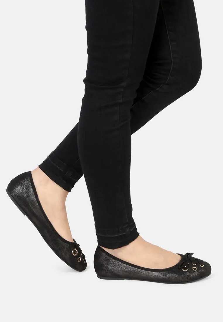 Brittany Ballerina Flats With Bow