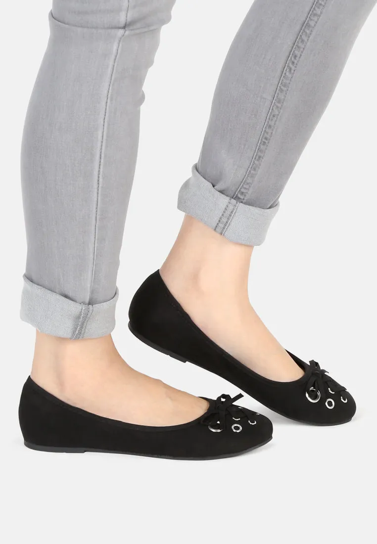 Brittany Ballerina Flats With Bow