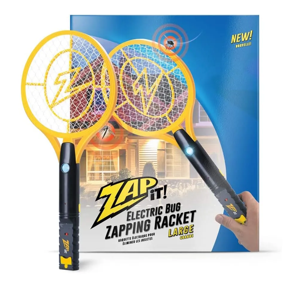 Bug Zapper - Rechargeable Mosquito, Fly Killer And Bug Zapper Racket - 4,000