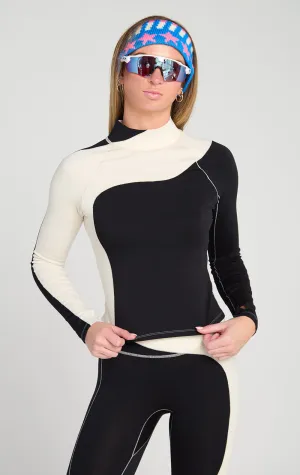 Cabin Fever Merino Wool Baselayer Mock Neck