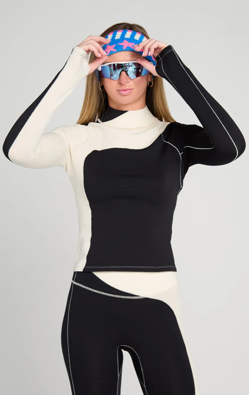 Cabin Fever Merino Wool Baselayer Mock Neck