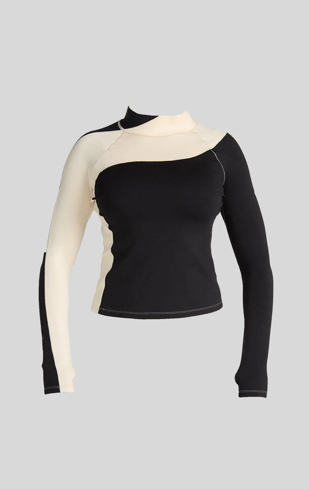 Cabin Fever Merino Wool Baselayer Mock Neck