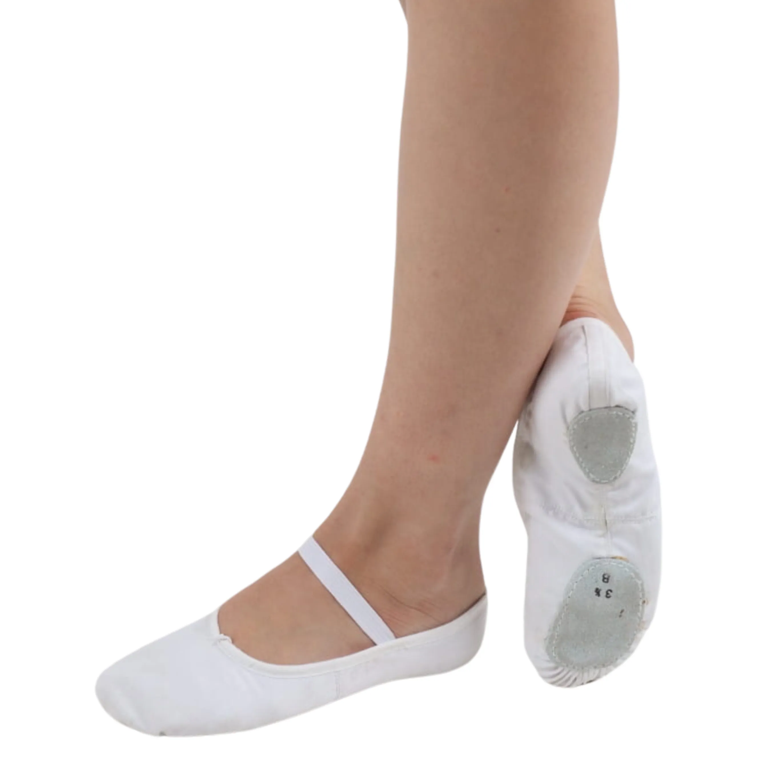 Canvas Split Sole Flats C Adult