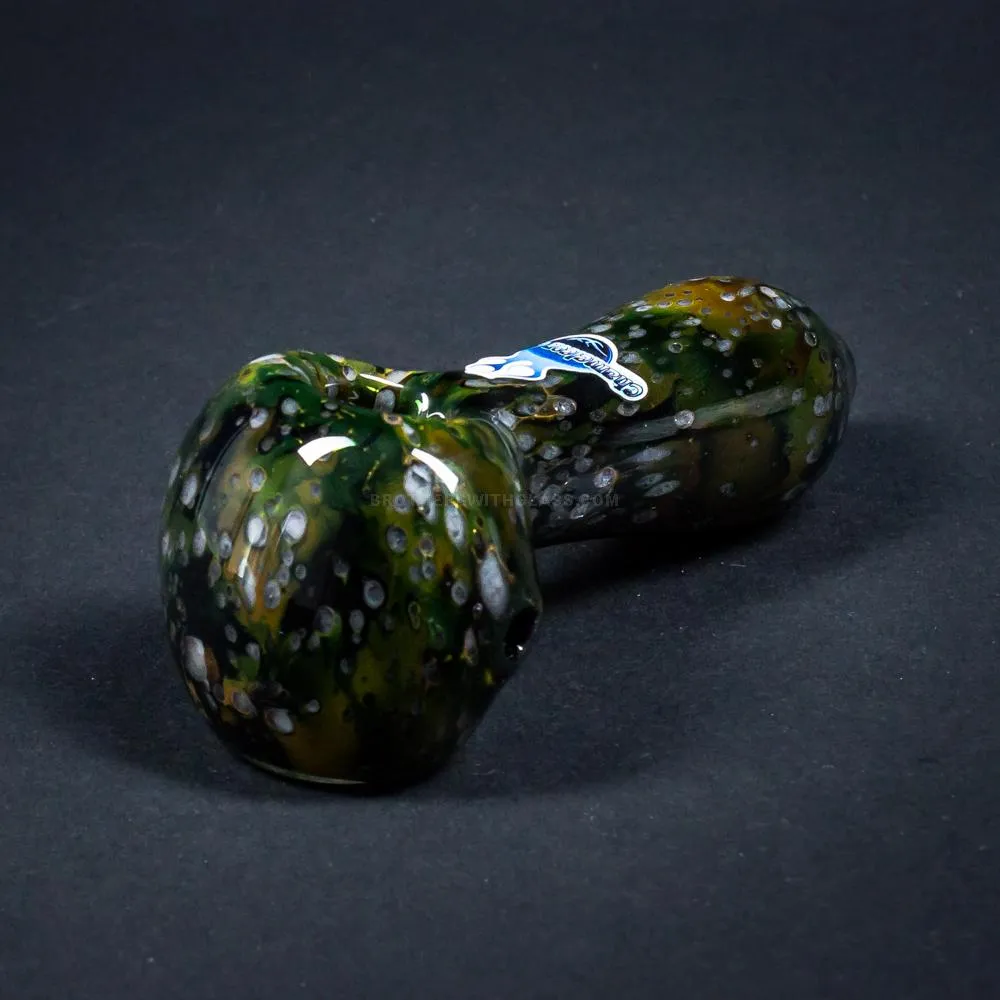 Chameleon Glass Glowing Milky Way Hand Pipe