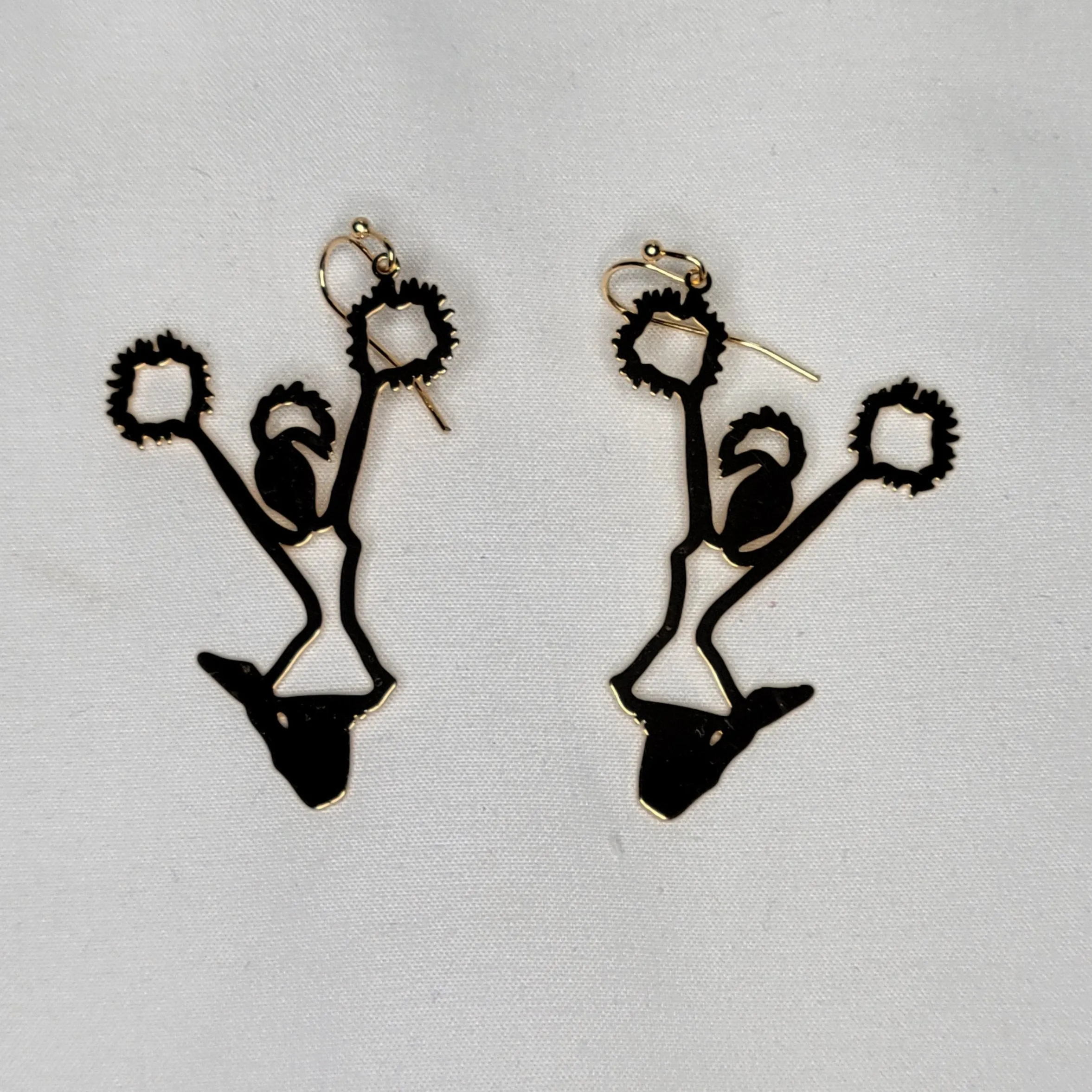 Cheerleader Shiny Earrings