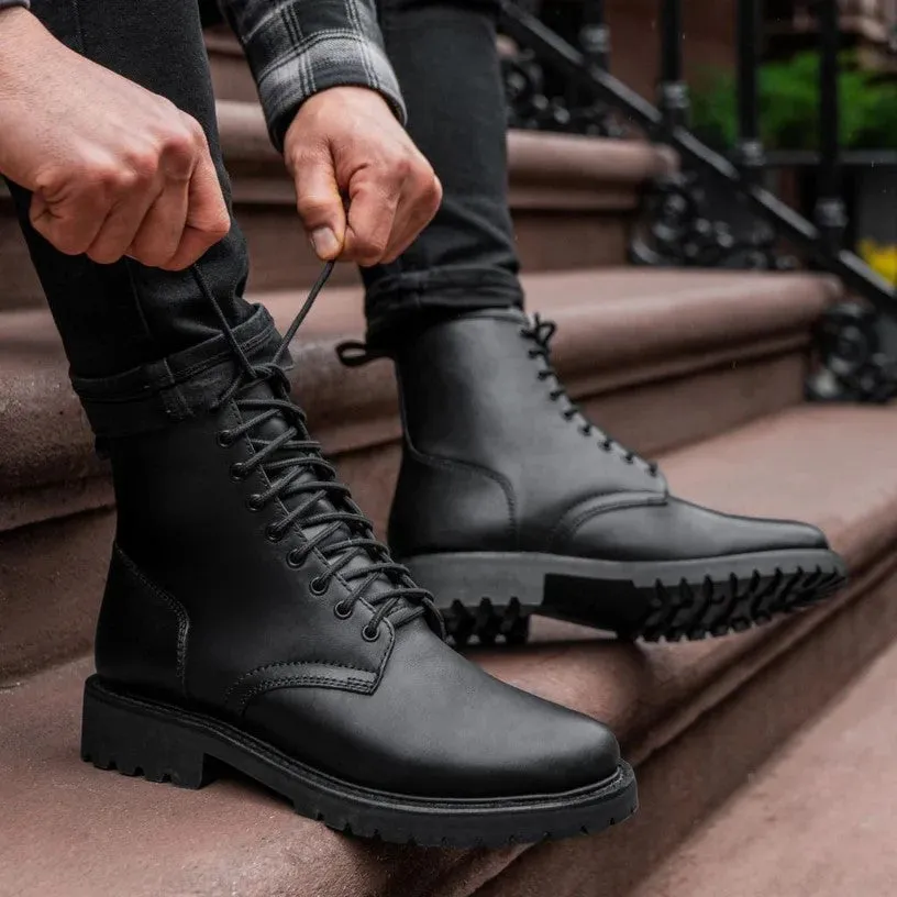 COMBAT BOOTS-BLACK