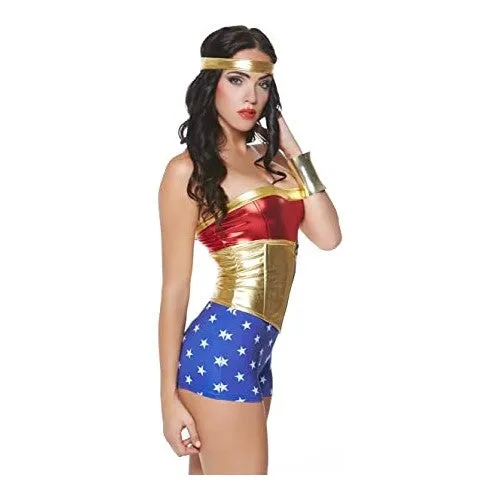 Comic Book Heroine Sexy Costume for Adults