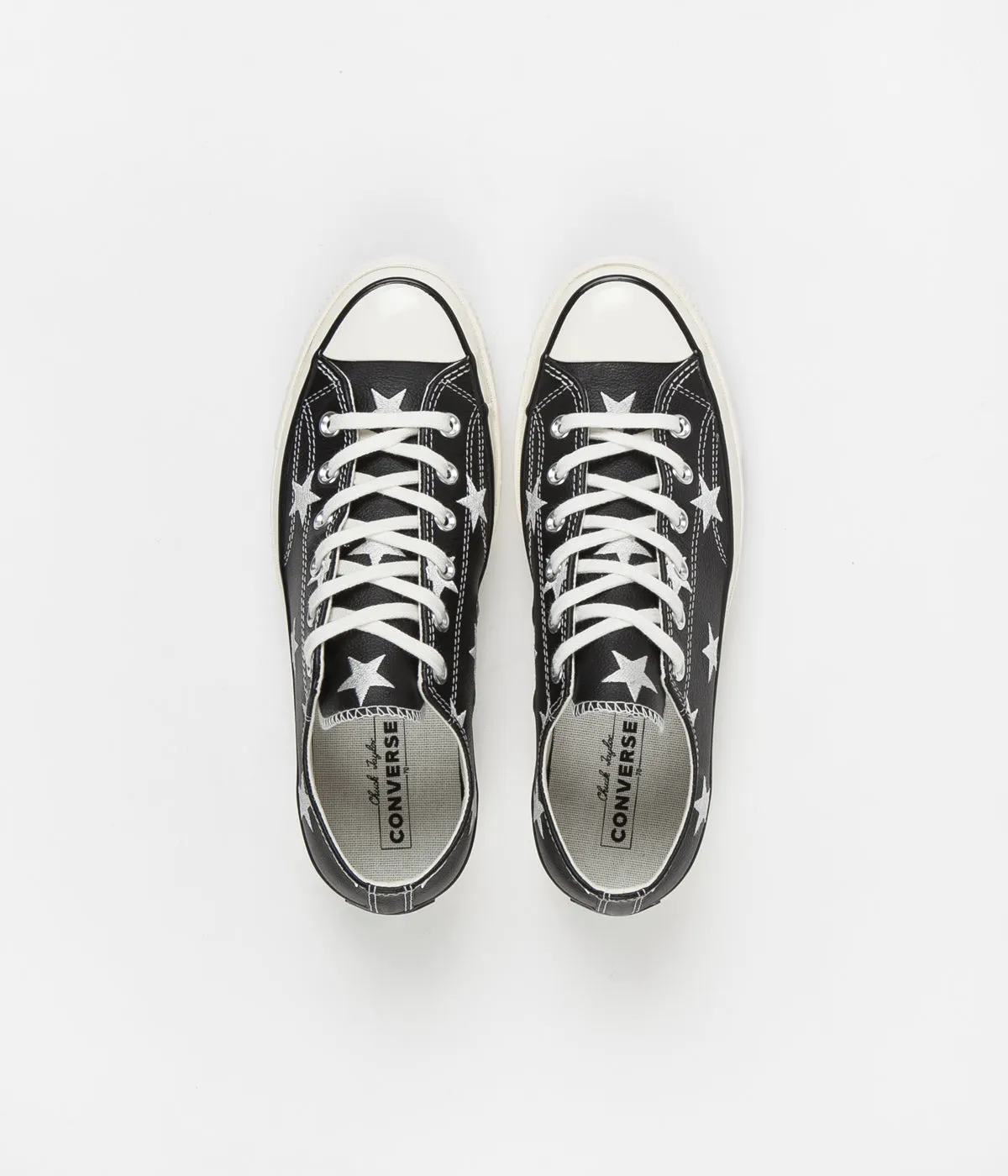 Converse CTAS 70's Ox Archive Print Leather Shoes - Black / Egret / White