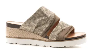 Corkys Believe Sandal in Taupe