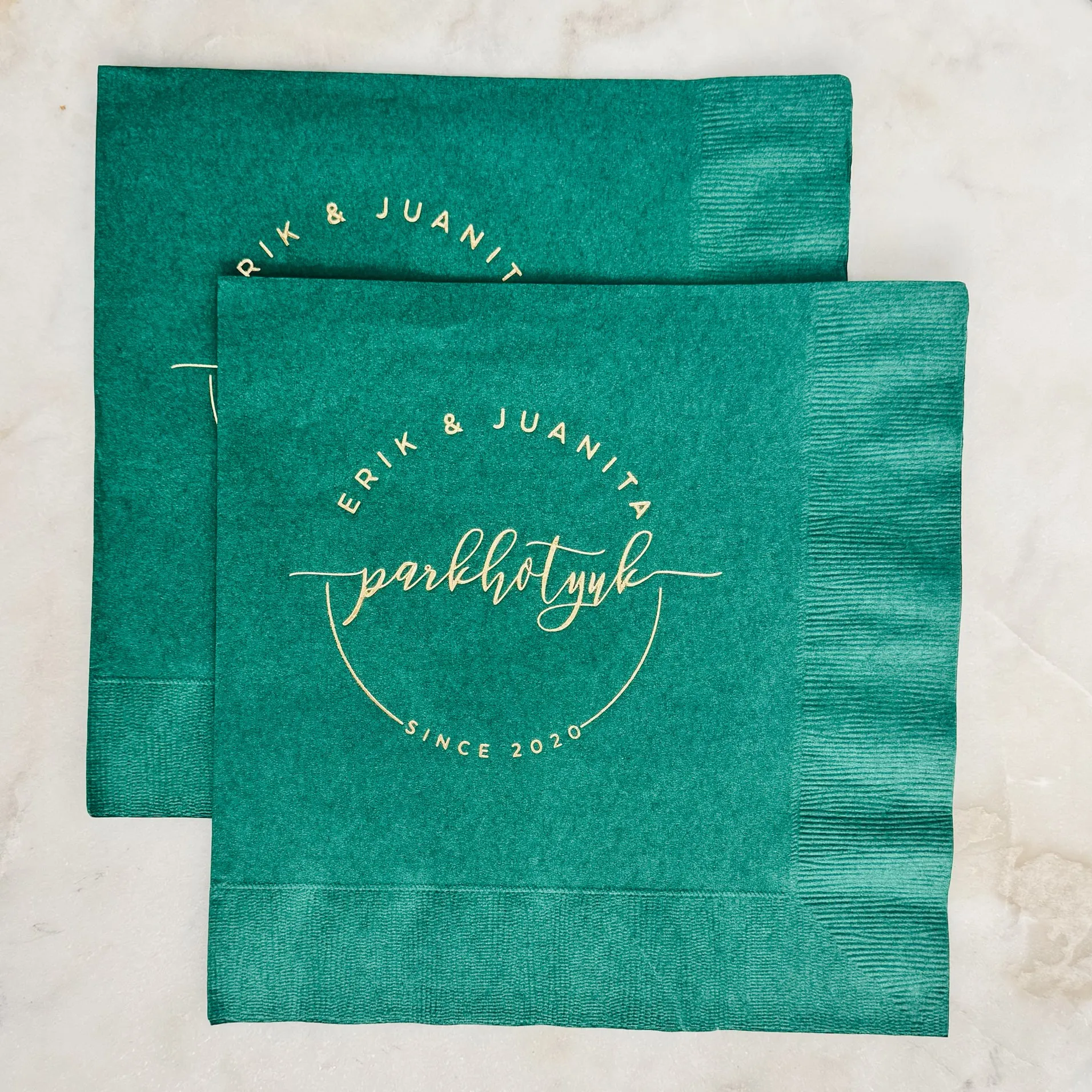 Customized Dinner Size Napkins