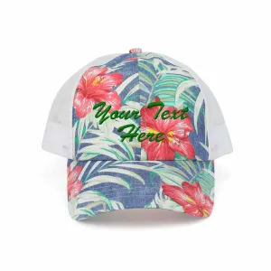 Customized Floral Trucker Cap