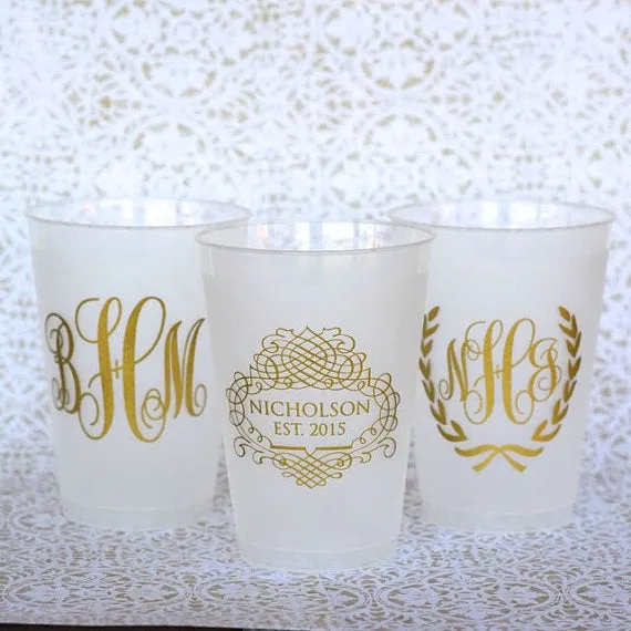 Customized Frosted Party Cups