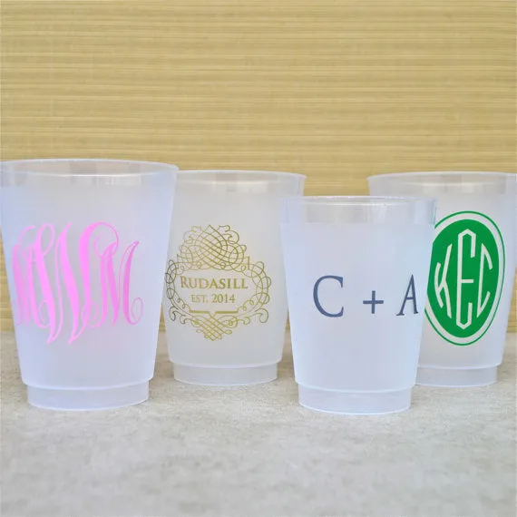 Customized Frosted Party Cups