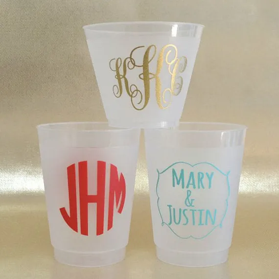 Customized Frosted Party Cups