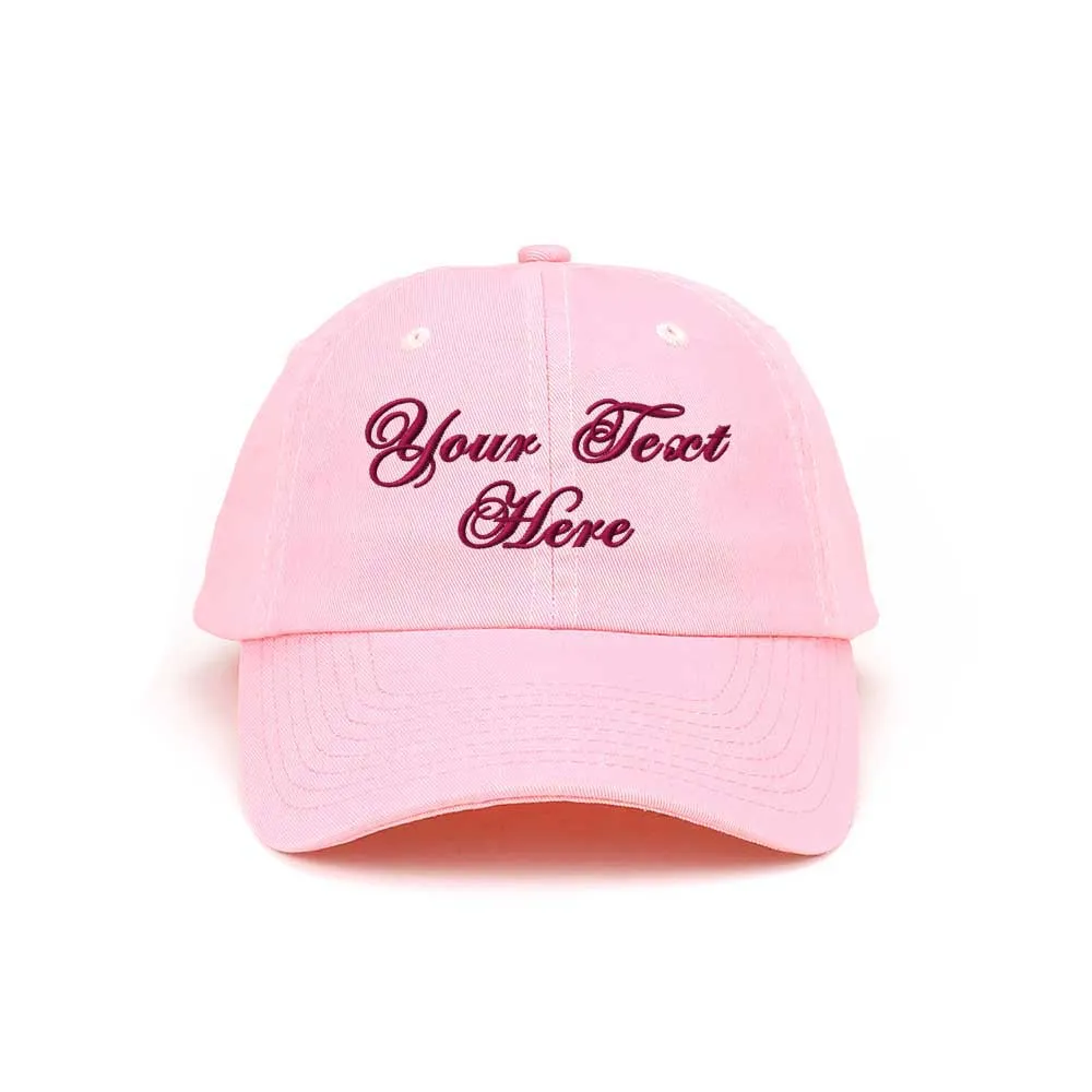 Customized Low Profile Cotton Cap