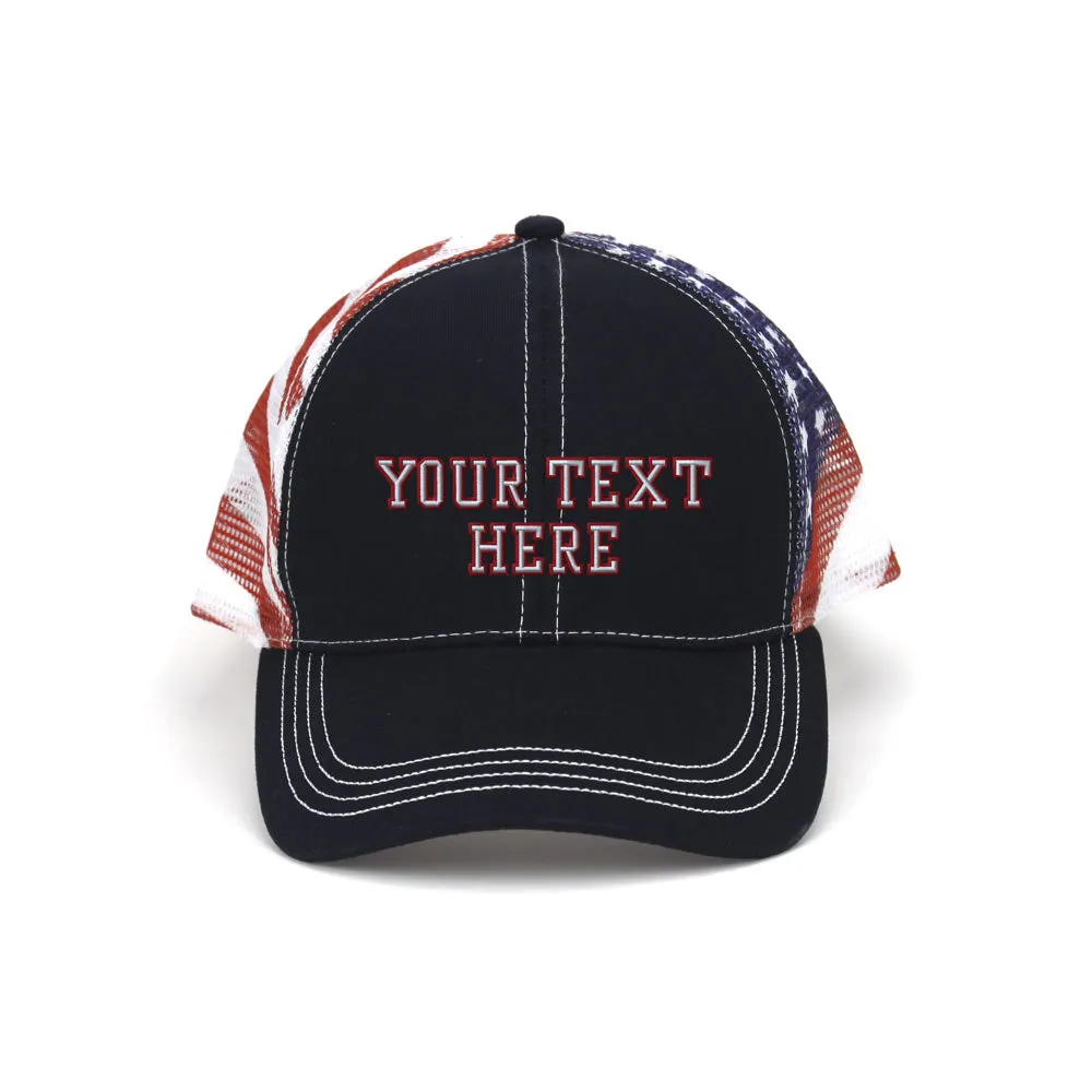 Customized Patriot Trucker Cap