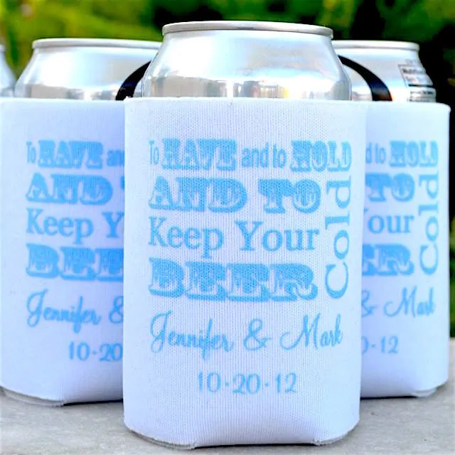 Customized Royal Initial Can Coolers