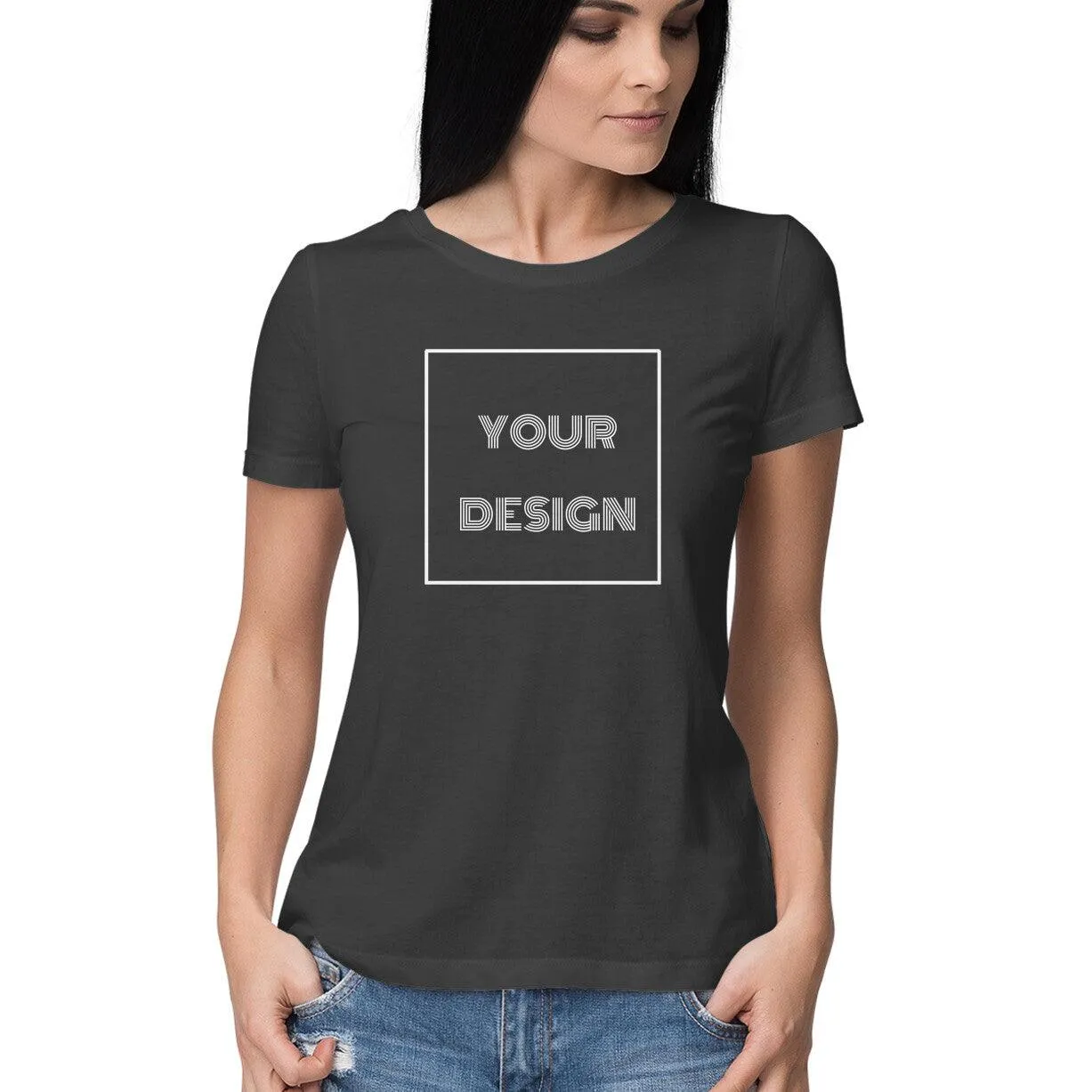 Customized T Shirt for Women D100