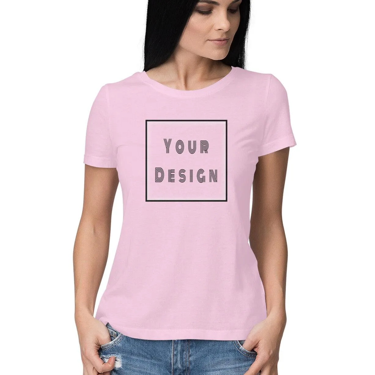 Customized T Shirt for Women D100