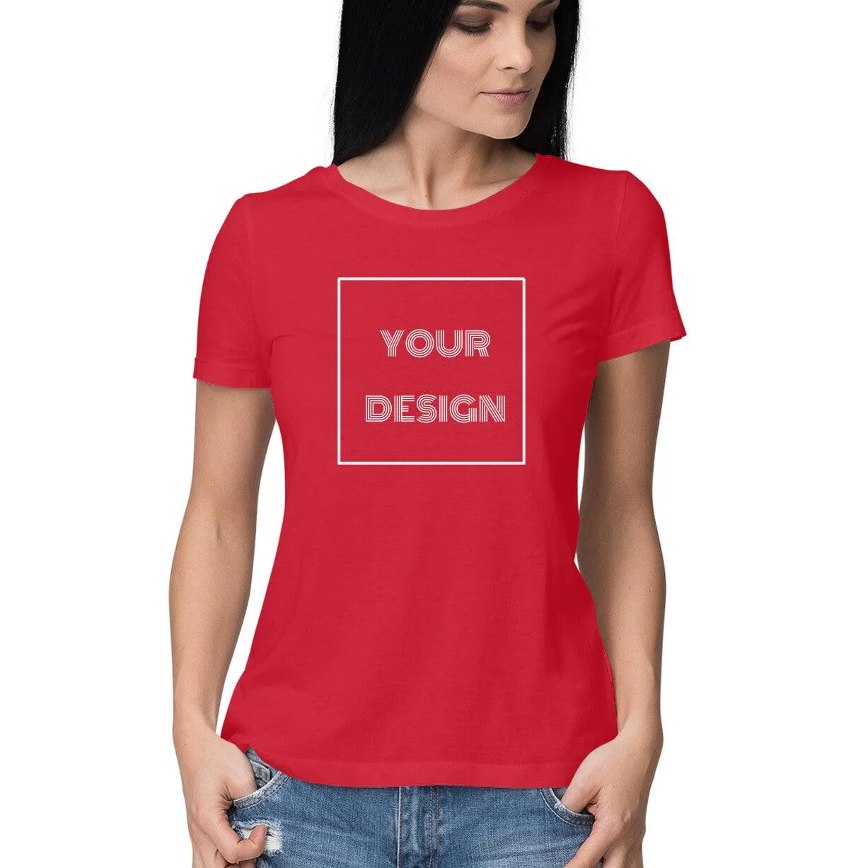 Customized T Shirt for Women D100