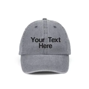 Customized Washed Cotton Cap