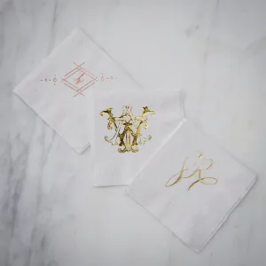 Customized Wedding Logo Napkins