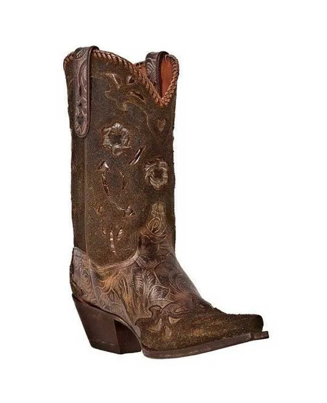 Dan Post Penny Bronze Floral Boot