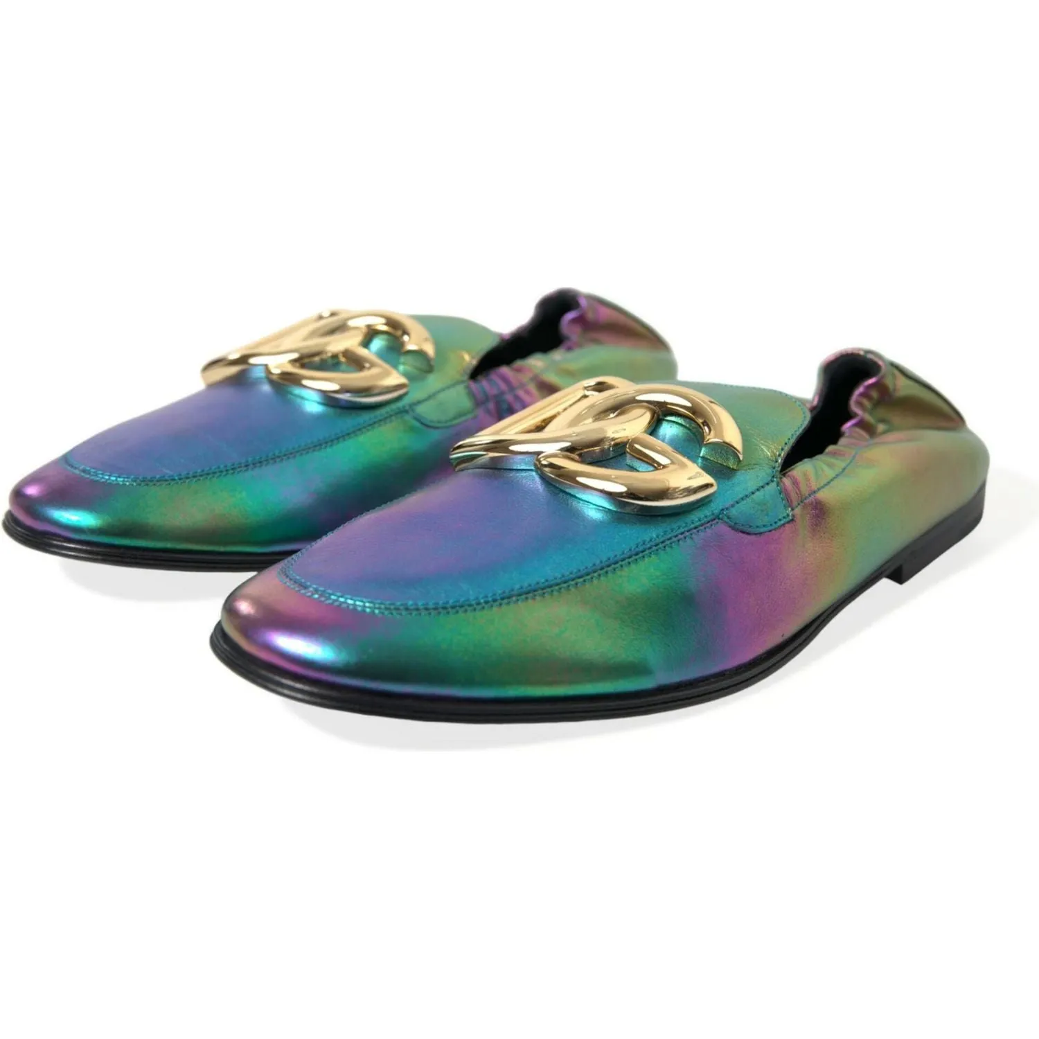 Dolce & Gabbana Elegant Iridescent Loafers for Gents