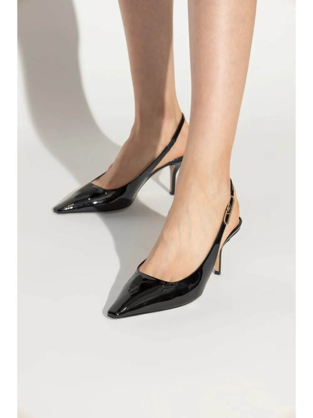 E 'CLAT With Heel Black