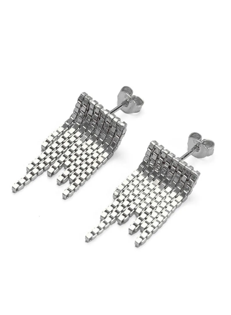 Earrings, Disco Silver, Big - Martine Viergever