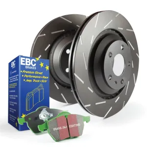 EBC Brakes S2KF1572 S2 Kits Greenstuff 2000 and USR Rotors