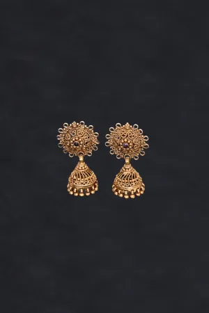 Exotic And Shiny Flower Shaped Jhumkis