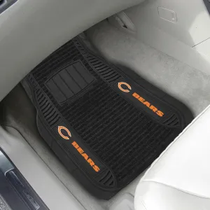 Fanmats Chicago Bears 2 Piece Deluxe Car Mat Set