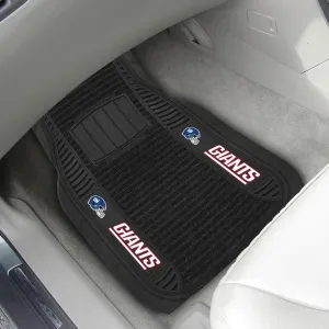 Fanmats New York Giants 2 Piece Deluxe Car Mat Set