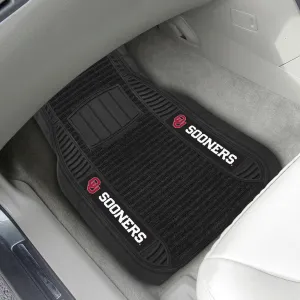 Fanmats Oklahoma Sooners 2 Piece Deluxe Car Mat Set